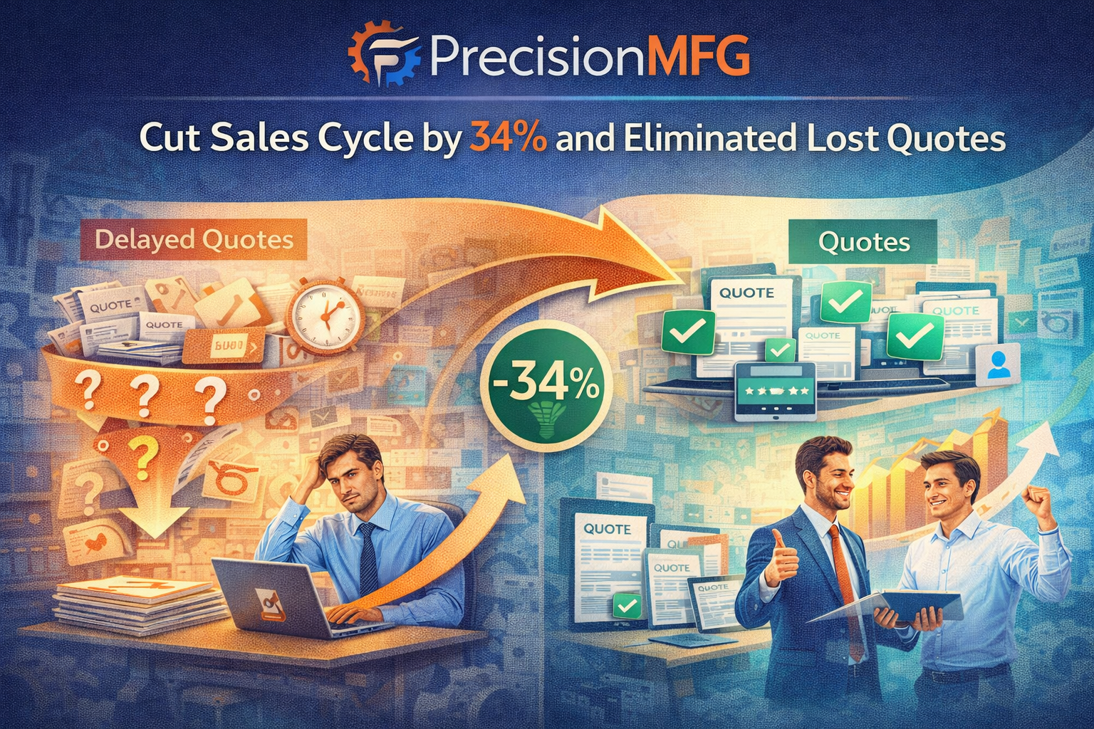 PrecisionMFG Cut Sales Cycle